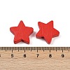 Spray Painted Wood Beads WOOD-F017-01C-3