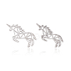 Tarnish Resistant 201 Stainless Steel Filigree Joiners STAS-S105-T577D-1-1