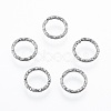 Non-Tarnish 304 Stainless Steel Open Jump Rings STAS-N092-167B-01-2