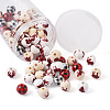 100Pcs Natural Wooden Beads WOOD-CD0001-22-2