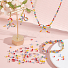 18 Strands 18 Colors Transparent Electroplate Glass Beads Strands EGLA-GO0001-05-4