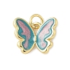 Brass Enamel Charms KK-C110-25G-03-1