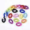 Opaque Acrylic Linking Rings OACR-S036-001B-G-2