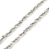 Non-Tarnish 304 Stainless Steel Add a Bead Adjustable Chains Bracelets for Women BJEW-M307-01B-P-2