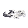 Eco-Friendly Brass Enamel Pendants STAS-C031-01P-3