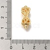 Brass Micro Pave Cubic Zirconia Box Clasps KK-H480-09G-3