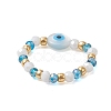 Glass Beaded Stretch Rings for Women RJEW-JR00704-5