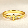 Alloy Rhinestone Plain Band Rings PW-WGCCD43-02-1