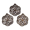 Walnut Wood Pendants WOOD-A025-02-1