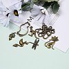 Tibetan Style Alloy Animal Pendants TIBEP-X0003-03-AB-5