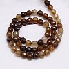 Natural Agate Beads Strands G-G580-6mm-10-2