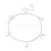 304 Stainless Steel Charm Bracelets BJEW-K305-14S-4