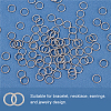 300Pcs 304 Stainless Steel Open Jump Rings STAS-DC0011-97-4