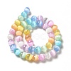 Natural Selenite Beads Strands G-P493-01A-3