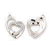 Brass Micro Pave Cubic Zirconia Pendants KK-E071-18P-1