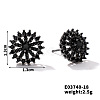 Chic Brass Cubic Zirconia Stud Earrings ZD1304-10-1
