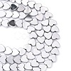 Non-magnetic Synthetic Hematite Beads Strands G-Q883-8x8mm-6-2