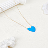 1Pc Alloy Cable Chain Pendant Necklaces NJEW-LP0007-03B-3