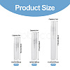 6Pcs 3 Styles PP Plastic Perfume Spray Bottles MRMJ-TADJ0001-002-4