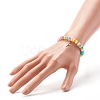 Handmade Polymer Clay Beads Stretch Bracelets BJEW-JB06488-4