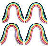 4Sets 4 Styles Rectangle Quilling Paper Strips DIY-CP0012-30-1