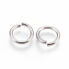 Tarnish Resistant 304 Stainless Steel Saw Cut Open Jump Rings STAS-P212-25P-10-3