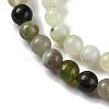 Natural New Jade Beads Strands G-F591-16-6MM-5