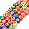 Handmade Polymer Clay Beads Strands X-CLAY-N008-013-1