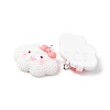 Opaque Resin Pendants RESI-G127-01E-2