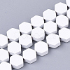 Spray Painted Non-magnetic Synthetic Hematite Beads Strands G-T116-03B-16-1