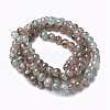 Spray Painted Glass Beads Strands GLAA-A038-C-48-2