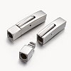 Tarnish Resistant 304 Stainless Steel Bayonet Clasps STAS-F037-01-2