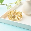 Bling Glass Beaded Wrap Bracelet BJEW-JB07746-04-2