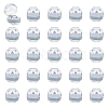50Pcs Octagonal Transparent Plastic Ring Boxes OBOX-DC0001-02A-1