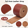 2M Flat AB Grade Cowhide Leather Cord AJEW-WH0479-73D-03-2