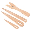 Wooden Knitting Fork and Big Eye Needle Sets TOOL-NB0001-27-1