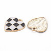 Alloy Enamel Pendants X-ENAM-S121-176D-RS-3