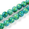 Synthetic Turquoise Beads Strands TURQ-T004-08A-06-1