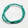 Dyed Natural Magnesite Beads Strands G-N0131-28-6mm-2