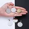 Tarnish Resistant 304 Stainless Steel Pendants STAS-I140-17S-5