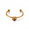 201 Stainless Steel Cuff Pad Ring Settings X-STAS-S080-042A-G-2