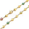 Unisex 304 Stainless Steel Rosary Bead Necklaces NJEW-L457-001A-G-5