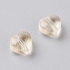 Electroplate Glass Beads EGLA-E059-F07-2