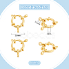 8Pcs 304 Stainless Steel Spring Ring Clasps STAS-UN0057-88-3