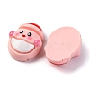 Pink Christmas Theme Resin Cabochons RESI-R451-01C-2