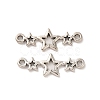 Tibetan Style Alloy Connector Charms X-TIBE-B001-41AS-2