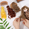 3Pcs 3 Colors PP Doll Wig Long Curly Hair DIY-GL0006-22-5