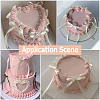80Pcs Bowknot Polyester Ornament Accessories FIND-SC0020-89A-5