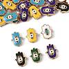 30Pcs Alloy Enamel Beads ENAM-FS0003-56-2