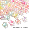 50Pcs Transparent Acrylic Beads TACR-YW0002-26-2